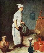 Jean Simeon Chardin Der Abwaschbursche in der Kneipe oil painting